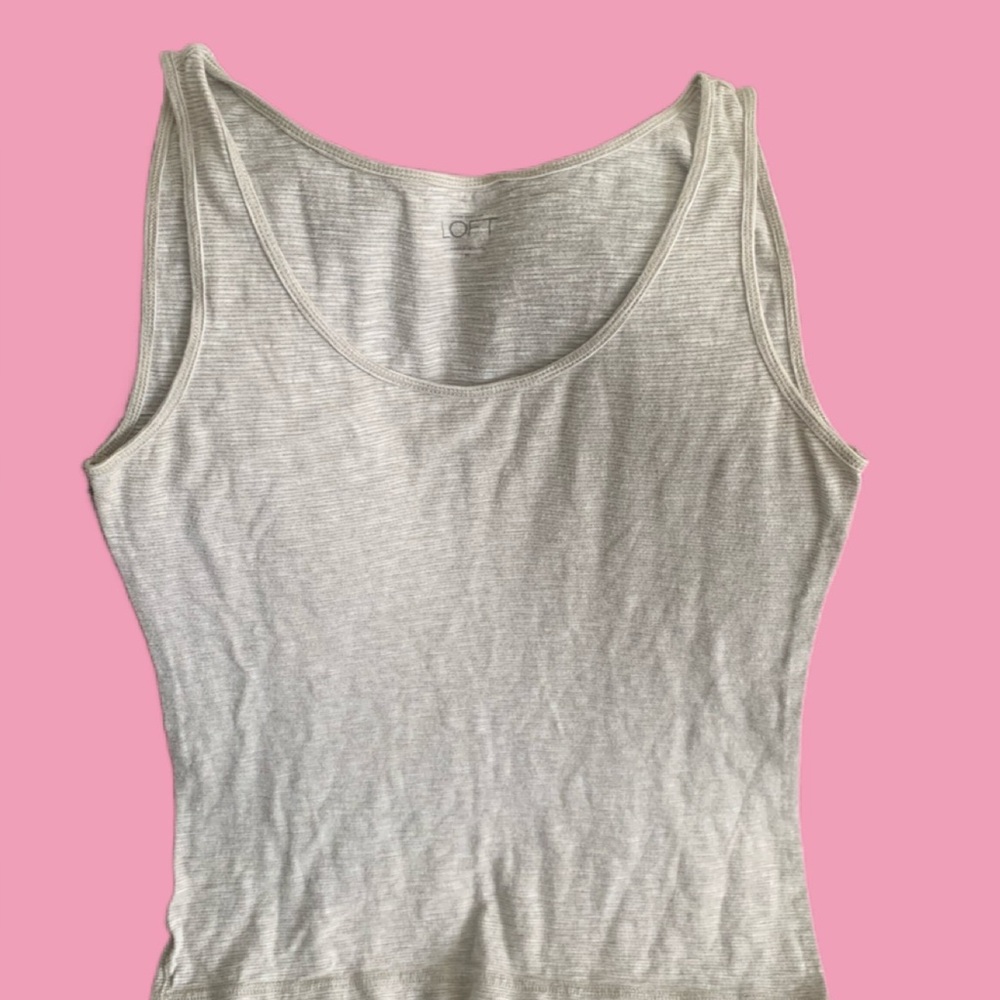 Pre Owned Women’s Ann Taylor Loft Tank Top Sz Med Casual Comfort & Style